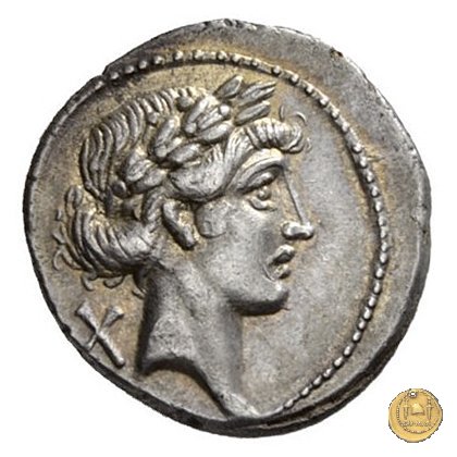 410/5 - denario Q. Pomponius Musa 66 a.C. (Roma)