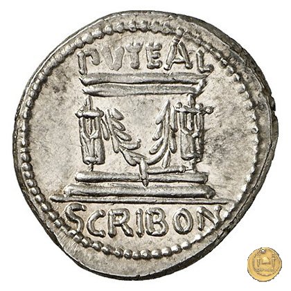 416/1 - denario L. Scribonius Libo 62 a.C. (Roma)
