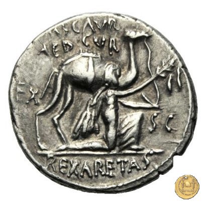 422/1 - denario M. Aemilius Scaurus / P. Plautius 58 a.C. (Roma)