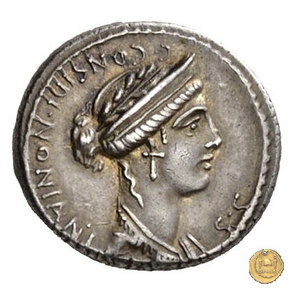 424/1 - denario C. Considius Nonianus 57 a.C. (Roma)