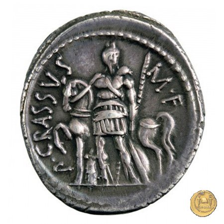 430/1 - denario P. Licinius Crassus 55 a.C. (Roma)