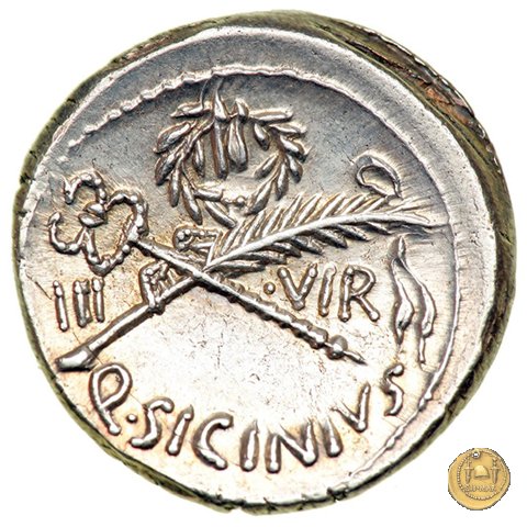 440/1 - denario Q. Sicinius 49 a.C. (Roma)