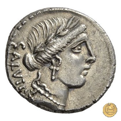 442/1 - denario Mn. Acilius Glabrio 49 a.C. (Roma)