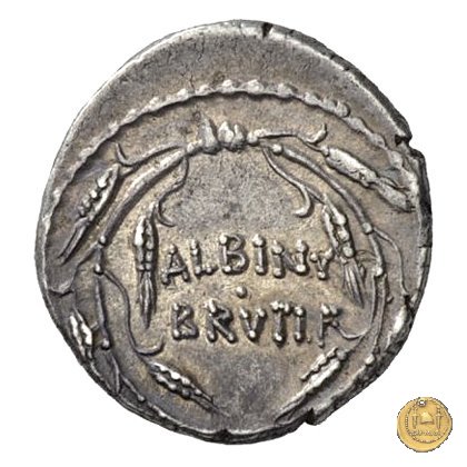 450/3 - denario D. Postumius Albinus Bruti 48 a.C. (Roma)