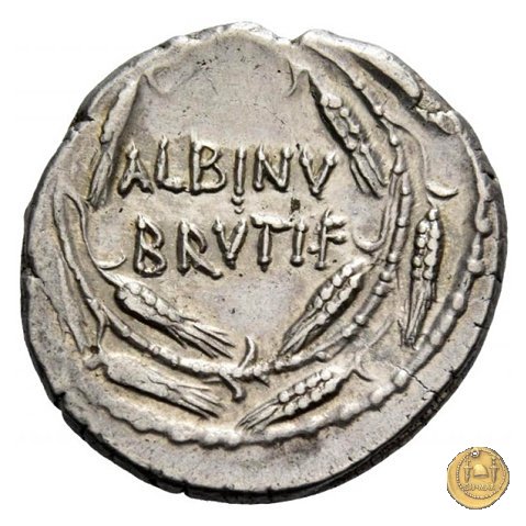 450/3 - denario D. Postumius Albinus Bruti 48 a.C. (Roma)