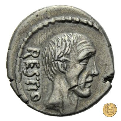 455/1 - denario C. Antius C.f. Restio 47 a.C. (Roma)