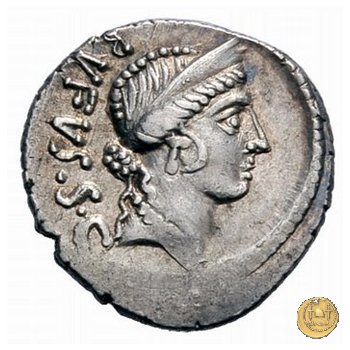 463/3 - denario Mn. Cordius Rufus 46 a.C. (Roma)