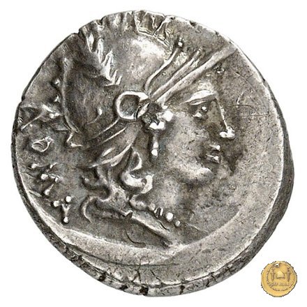 464/3 - denario T. Carisius 46 a.C. (Roma)