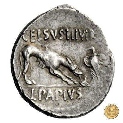 472/2 - denario L. Papius Celsus 45 a.C. (Roma)