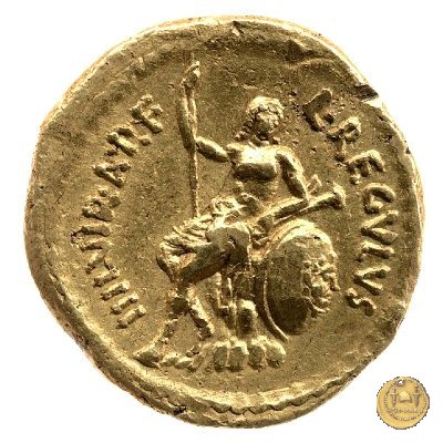494/2 - aureo M. Antonius / L. Livineius Regulus 42 a.C. (Roma)