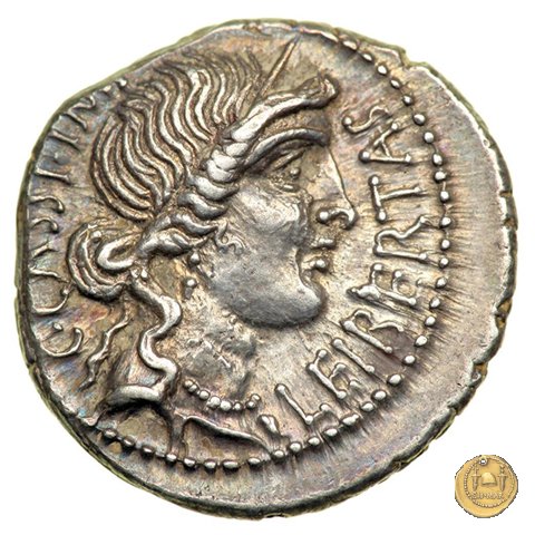 500/3 - denario C. Cassius Longinus / L. Cornelius Lentulus Spinther 43-42 BC (Itinerante con Cassius) 500/3 - denario C. Cassius Longinus / L. Cornelius Lentulus Spinther 43-42 BC (Itinerante con Cassius)