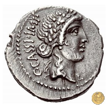 505/2 - denario C. Cassius Longinus / M. Servilius C.f. 43-42 BC (Itinerante con Cassius) 505/2 - denario C. Cassius Longinus / M. Servilius C.f. 43-42 BC (Itinerante con Cassius)