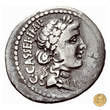 505/3 - denario C. Cassius Longinus / M. Servilius C.f. 43-42 BC (Itinerante con Cassius) 505/3 - denario C. Cassius Longinus / M. Servilius C.f. 43-42 BC (Itinerante con Cassius)
