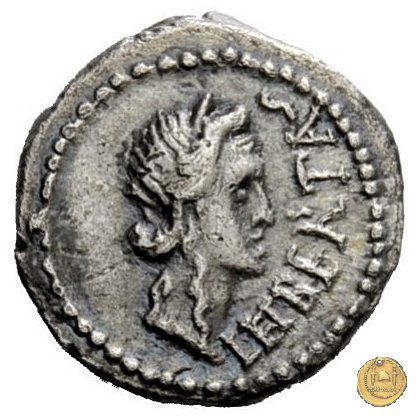 506/3 - quinario M. Iunius Brutus 43-42 a.C. (Itinerante con Brutus)