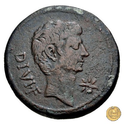 535/2 - bronzo C. Iulius Caesar Octavianus 38 a.C. (Italia)