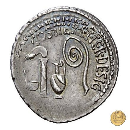 538/1 - denario C. Iulius Caesar Octavianus 37 a.C. (Itinerante con Octavianus)