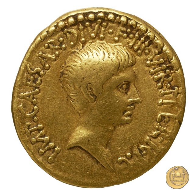 540/1 - aureo C. Iulius Caesar Octavianus 36 a.C. (Itinerante con Octavianus)