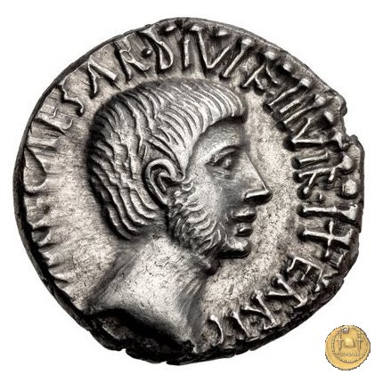 540/2 - denario C. Iulius Caesar Octavianus 36 a.C. (Itinerante con Octavianus)