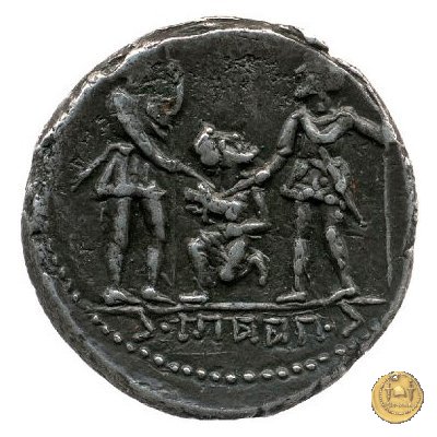 5 - Giuramento a due 90 BC (Campania?) 5 - Giuramento a due 90 BC (Campania?)