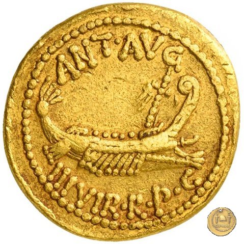 aureo LEG XI 32-31 a.C. (Itinerante con M. Antonius)